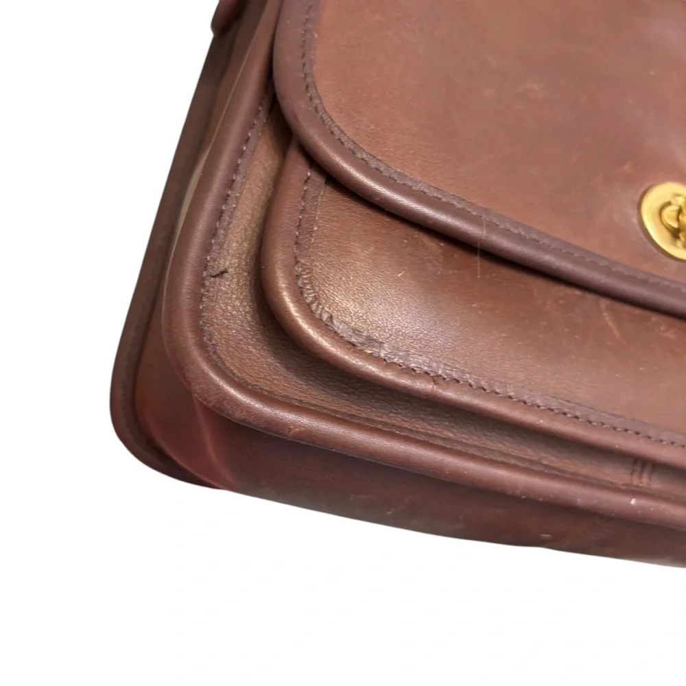 Coach vintage brown leather rambler bag 9061 - Picture 8 of 12